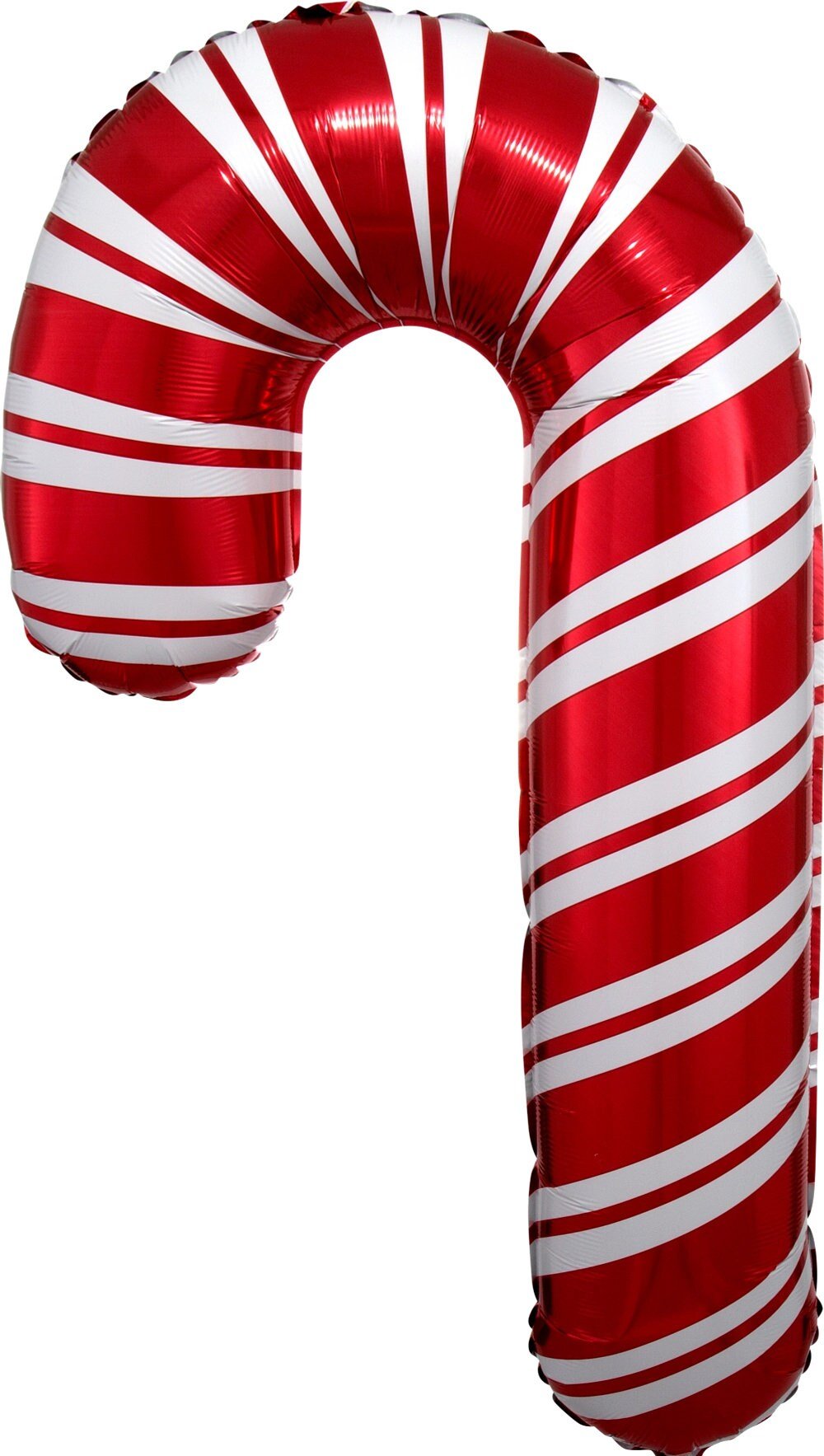 37" Red Candy Cane Holiday Party Balloon - Stesha Party