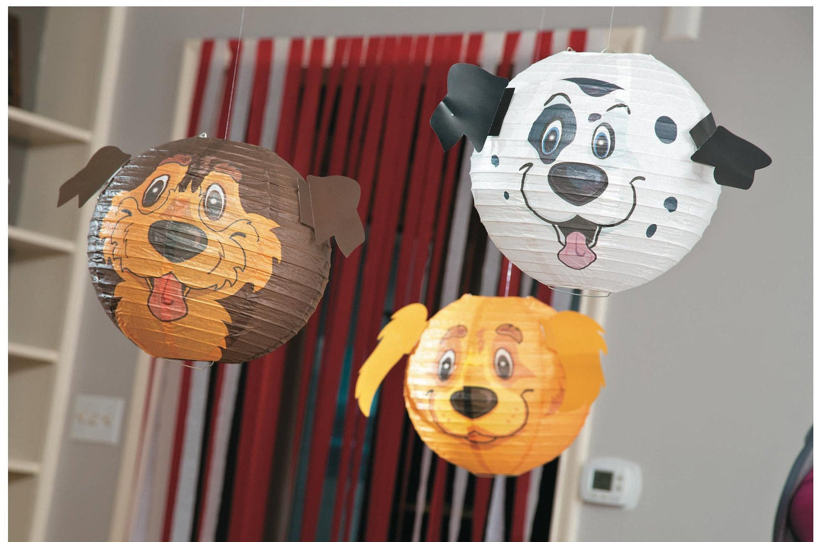 4 Dog Party Lanterns - Stesha Party