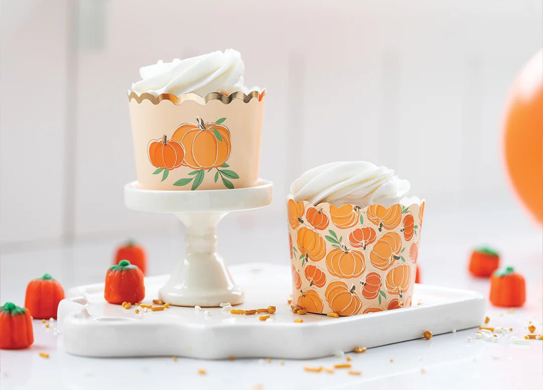 50 Pumpkin Baking Cups - Stesha Party