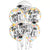 6 Graduation Pastel Confetti Balloons - Stesha Party