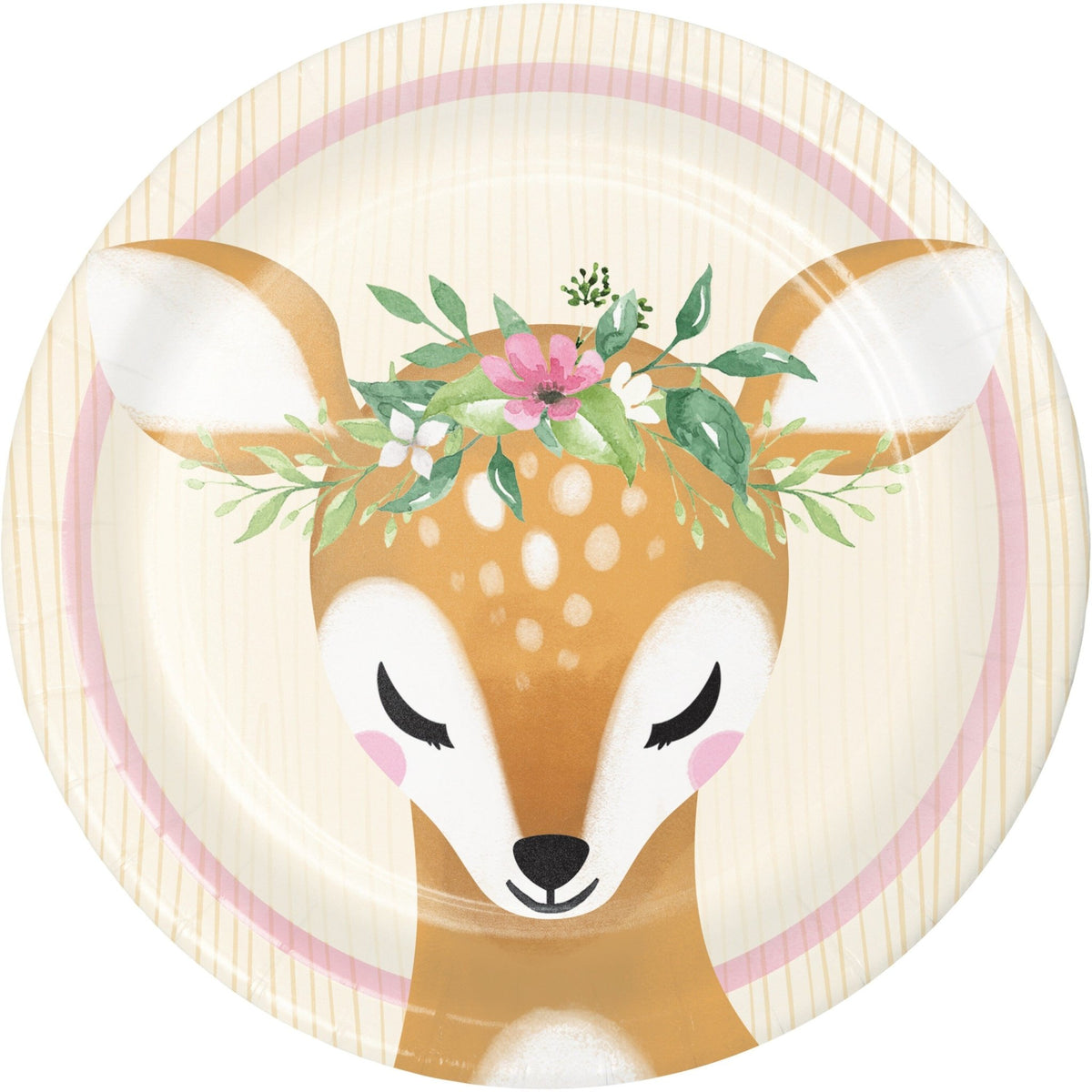 7" Deer Party Cake Plates - Stesha Party