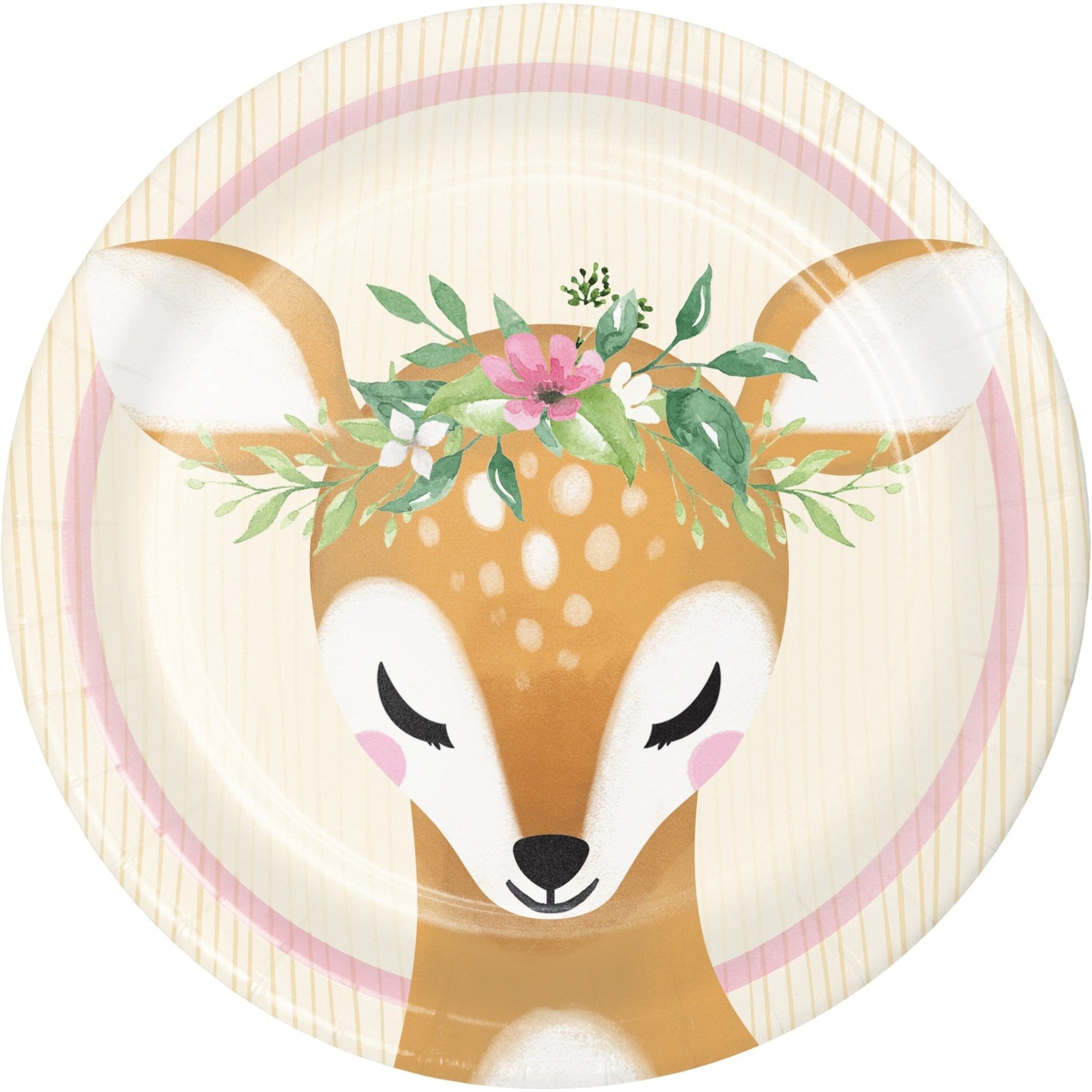 7" Deer Party Cake Plates - Stesha Party