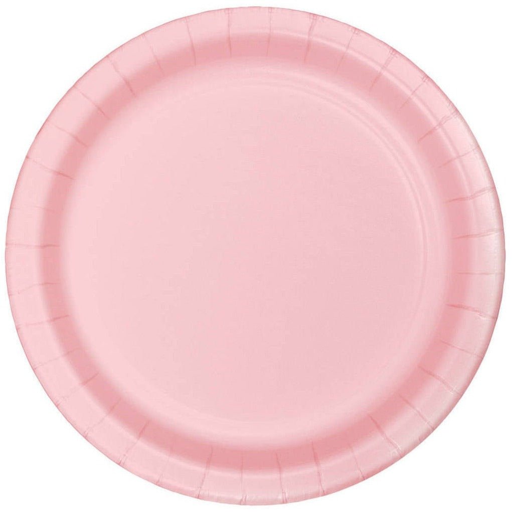 Pink Plates Pastel Pink Party Plates - Stesha Party