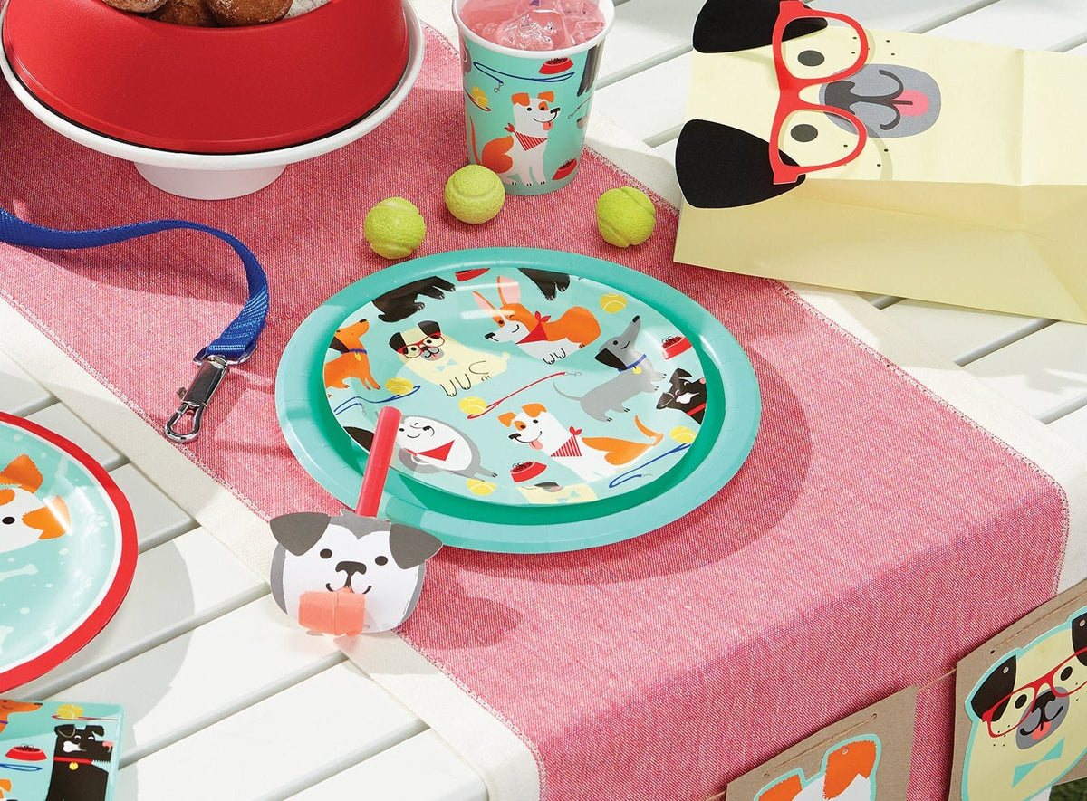 7" Puppy Party Plates - Stesha Party
