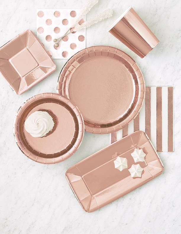 7" Rose Gold Plates - Stesha Party