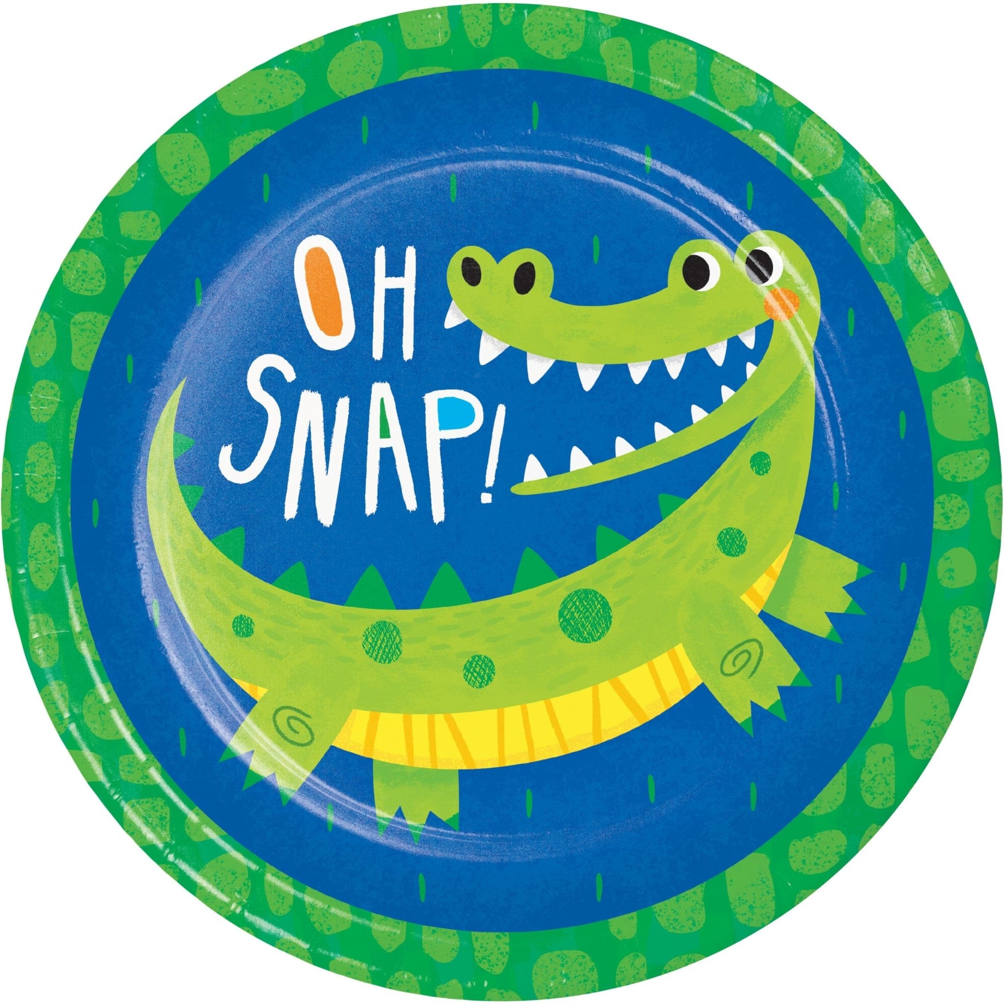 9" Alligator Party Plates - Stesha Party