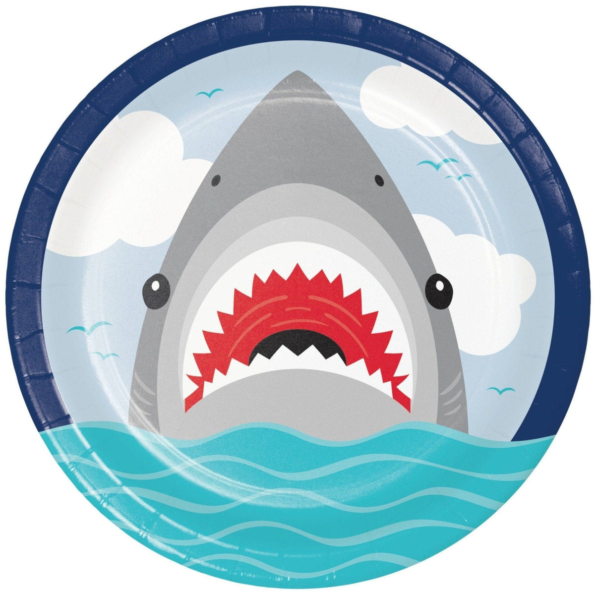 9" Shark Plates - Stesha Party