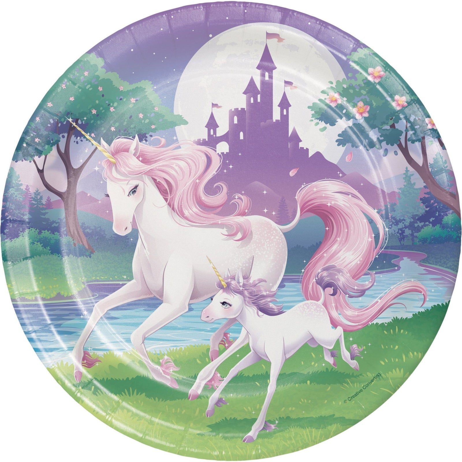 9" Unicorn Party Plates - Stesha Party
