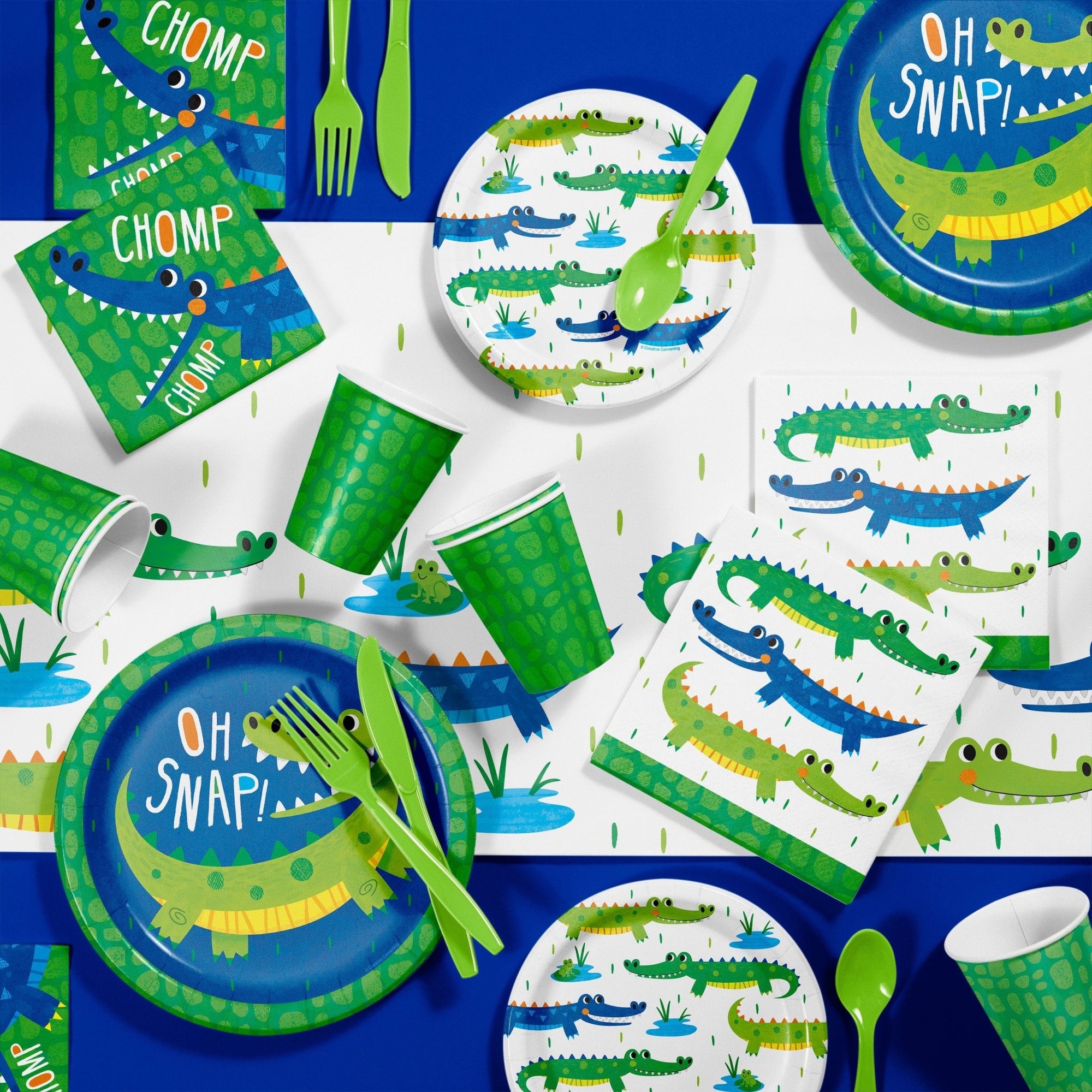 Alligator Cake Plates - Stesha Party