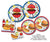 BBQ Party Supplies Paper Plates & Napkins - Stesha Party