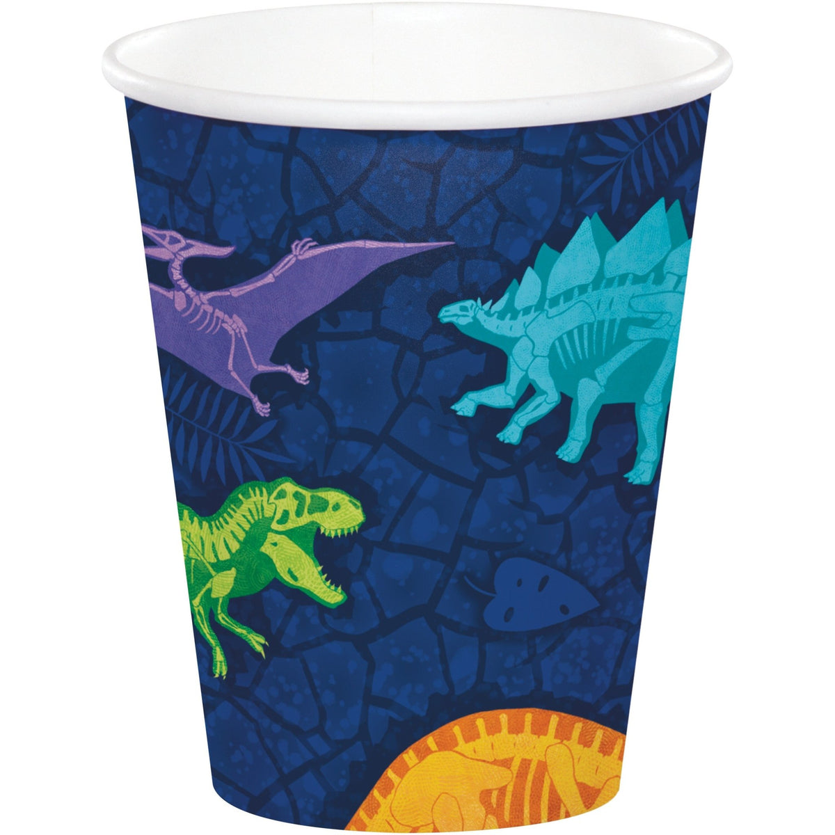 Blue Dinosaur Party Cups - Stesha Party