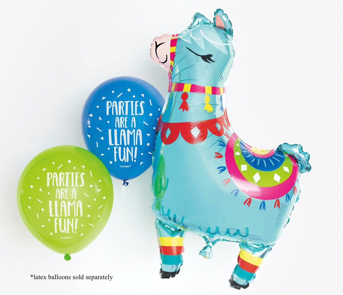 Blue Llama Party Balloon - Stesha Party