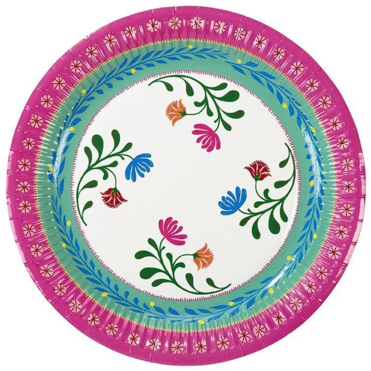 Boho Floral Plates - Stesha Party