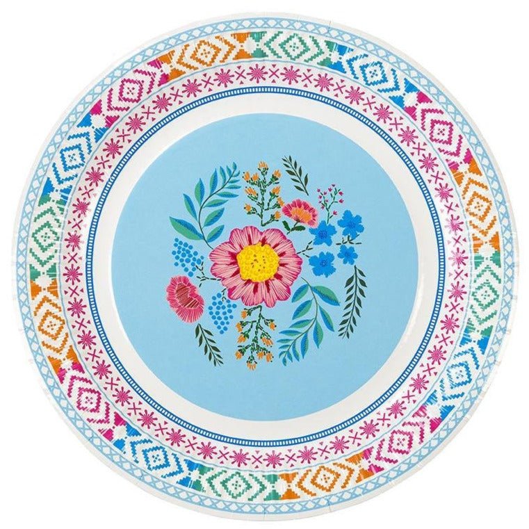 Boho Floral Plates - Stesha Party