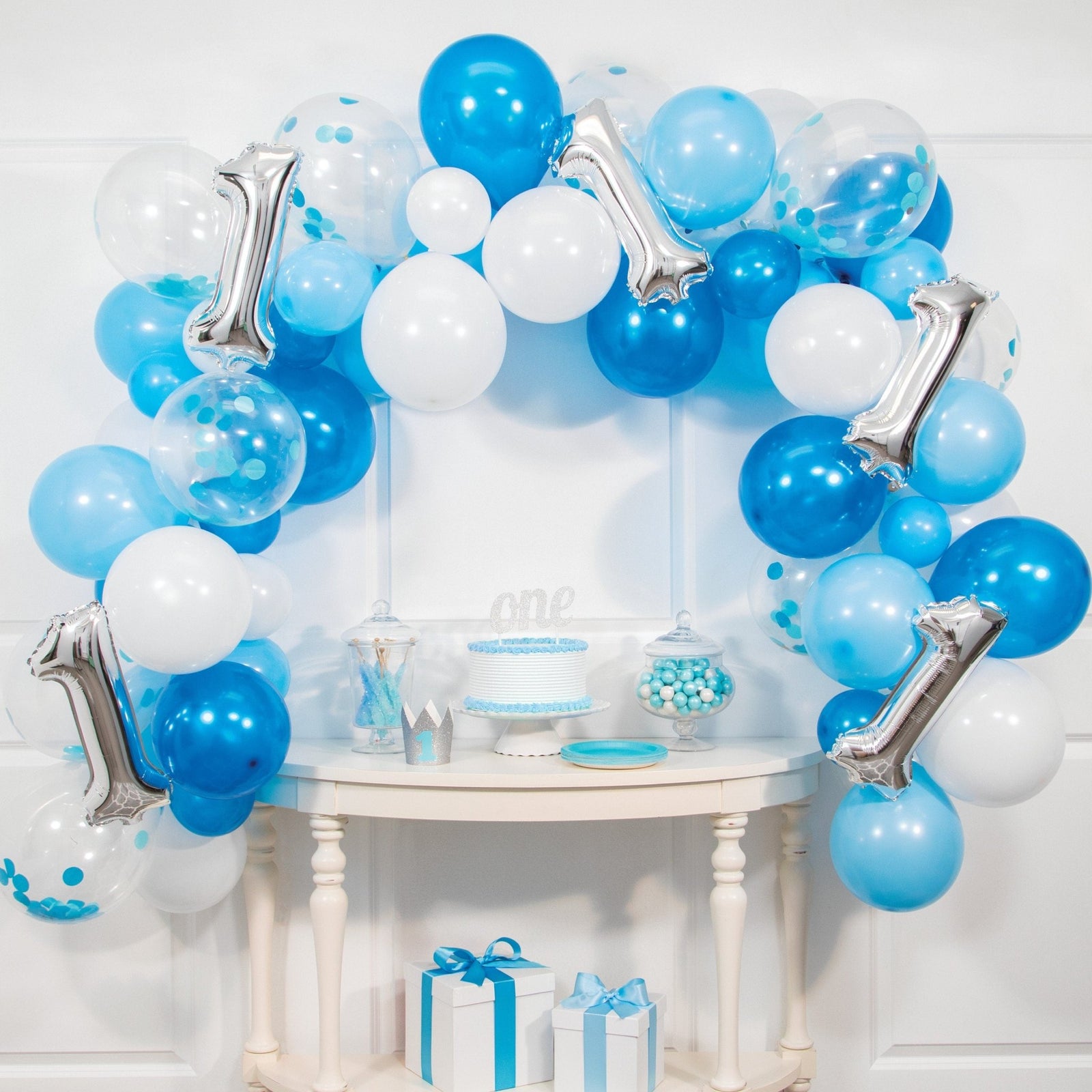 Boy 1st Birthday Balloon Arch Kit