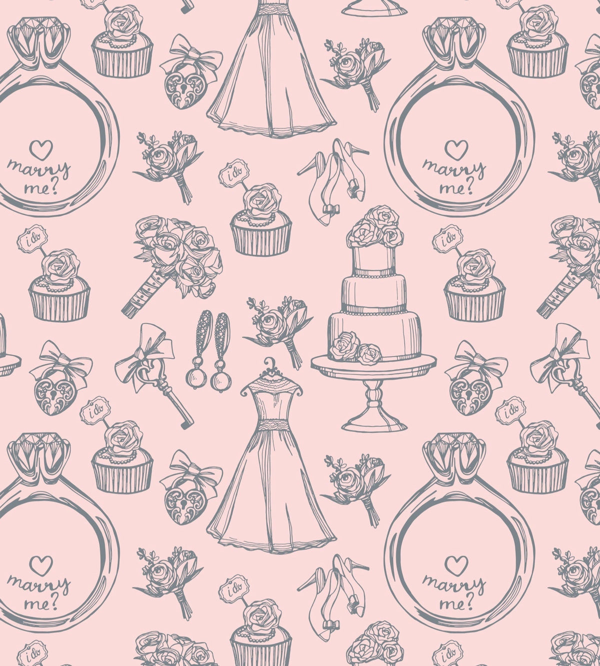 Bridal Shower Wrapping Paper