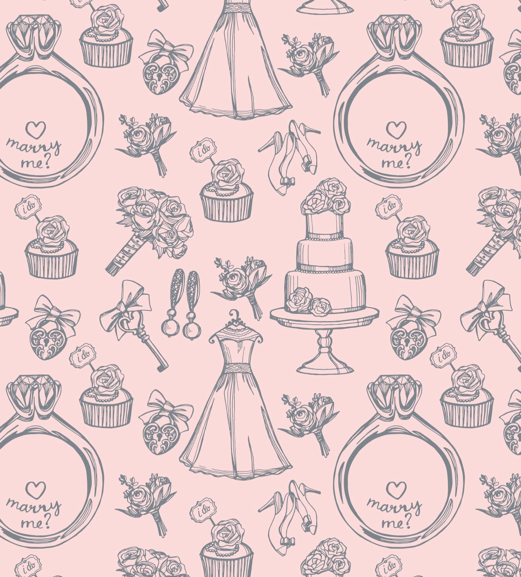 Bridal Shower Wrapping Paper - Stesha Party