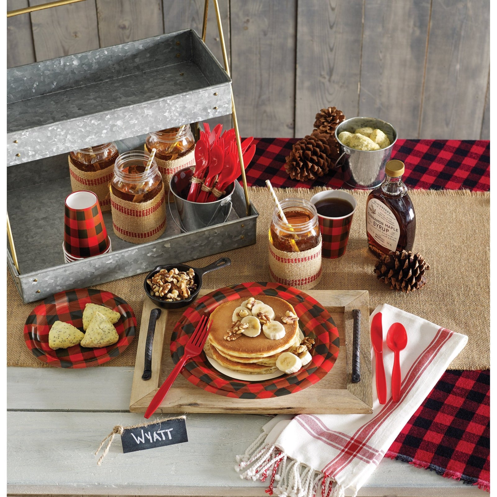 Buffalo Plaid Luncheon Napkins - Stesha Party