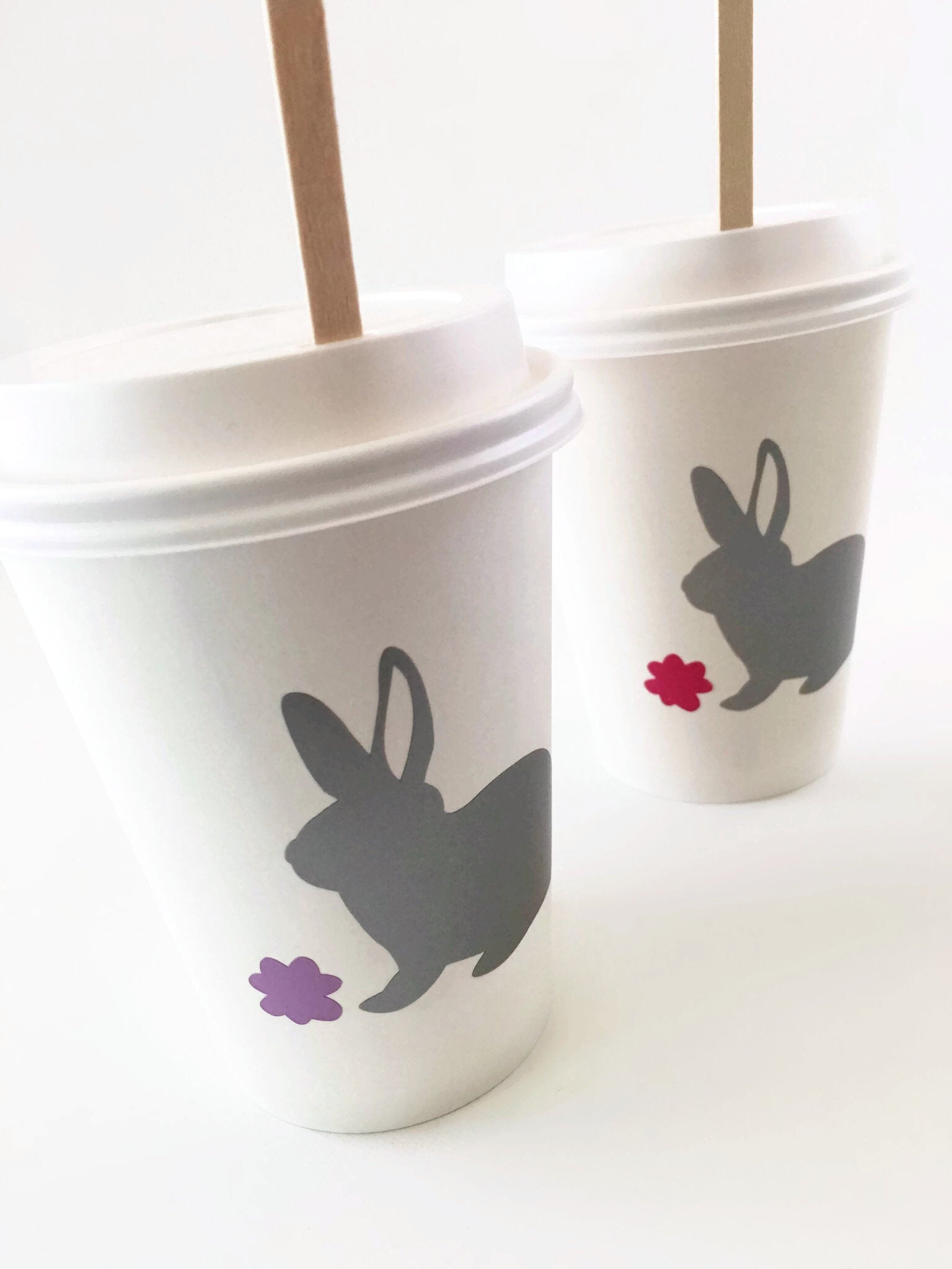 Bunny Coffee Style Cups - Stesha Party
