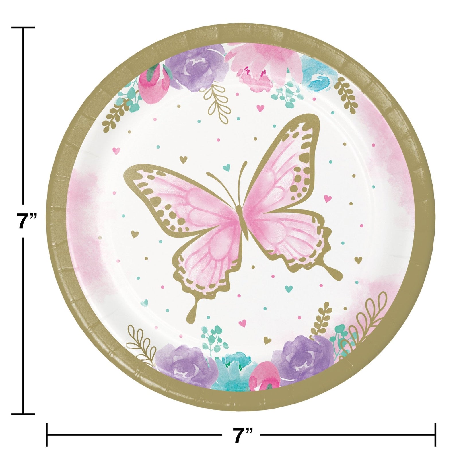 Butterfly Party Paper Plates & Napkins - Stesha Party