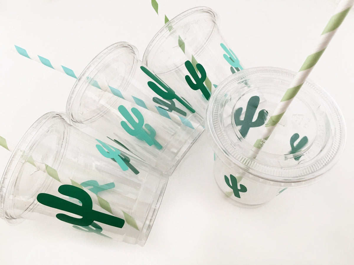 Cactus Party Beverage Cups - Stesha Party