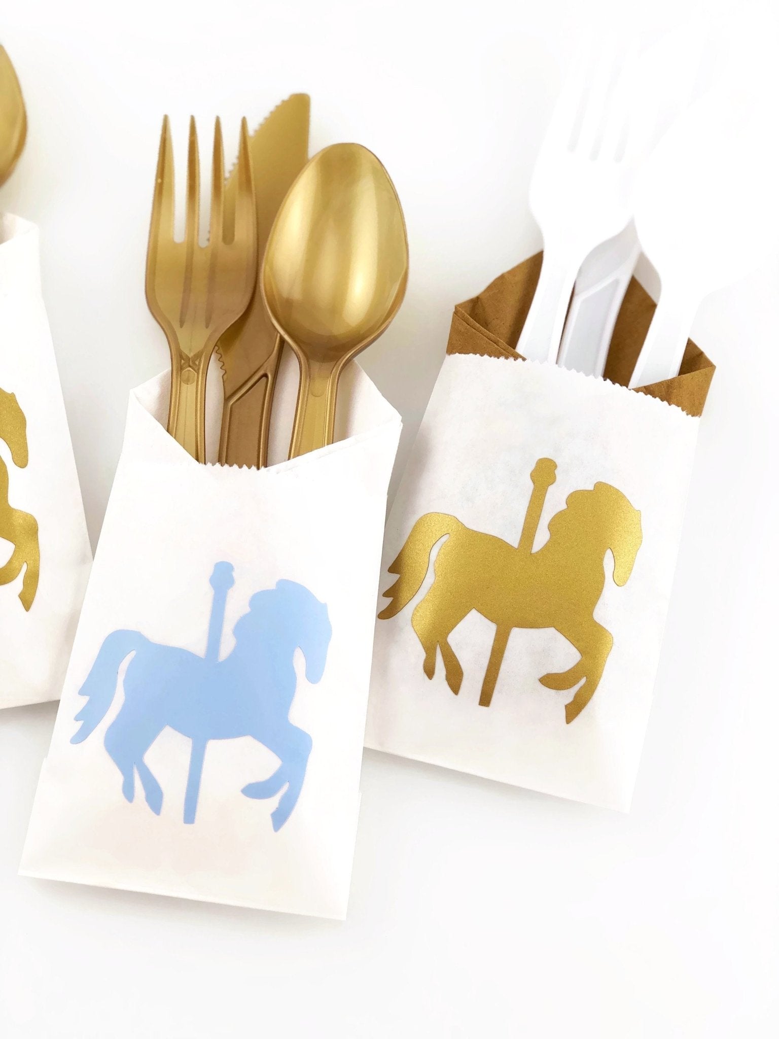 Carousel Horse Party Cutlery Sets - Stesha Party