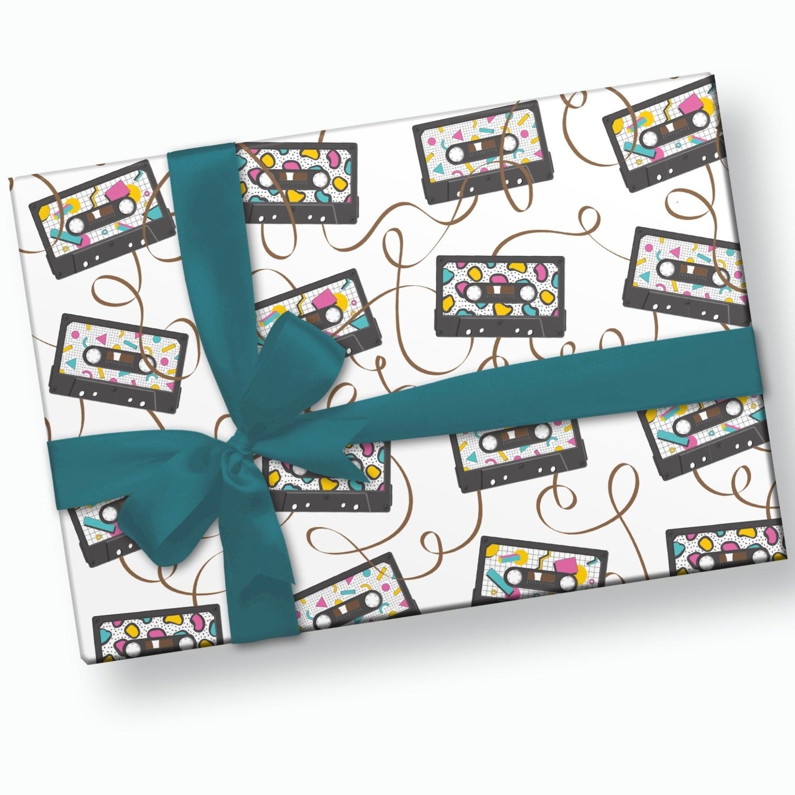 Cassette Tape Wrapping Paper - Stesha Party