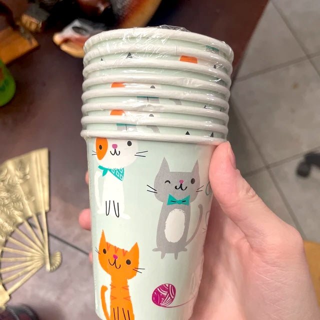Cat Party Cups - Stesha Party