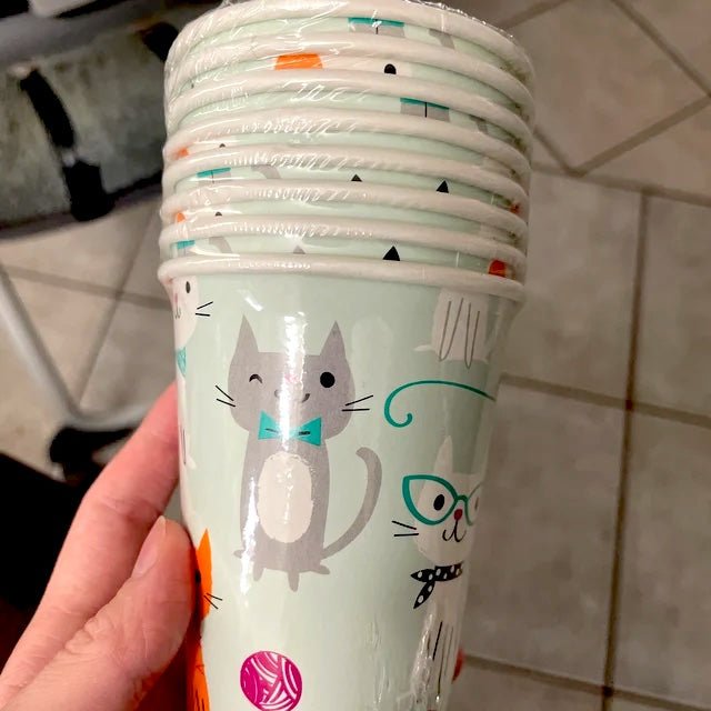 Cat Party Cups - Stesha Party