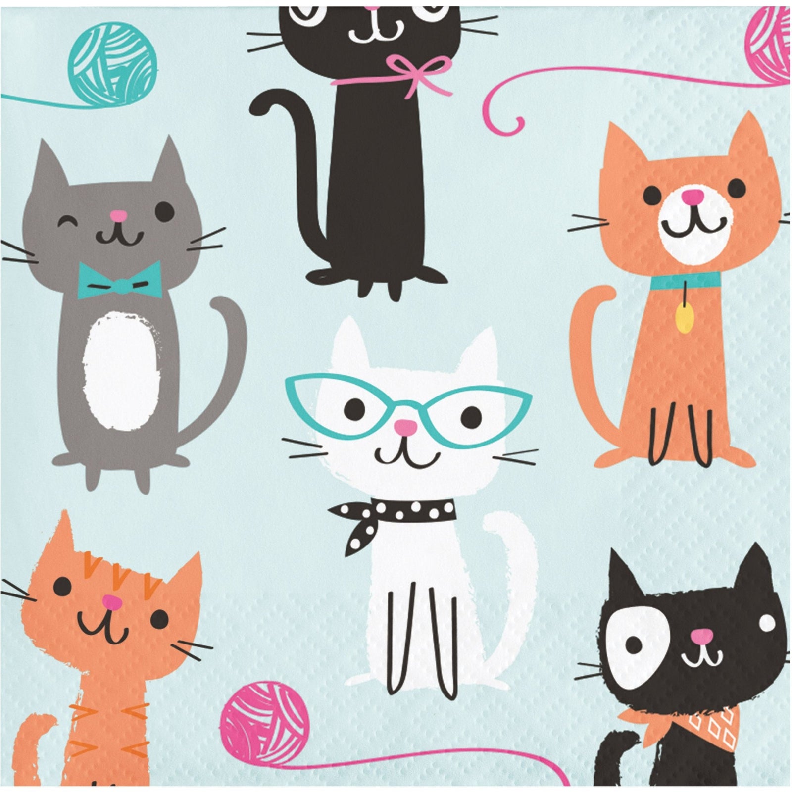 Cat Party Napkins - Stesha Party