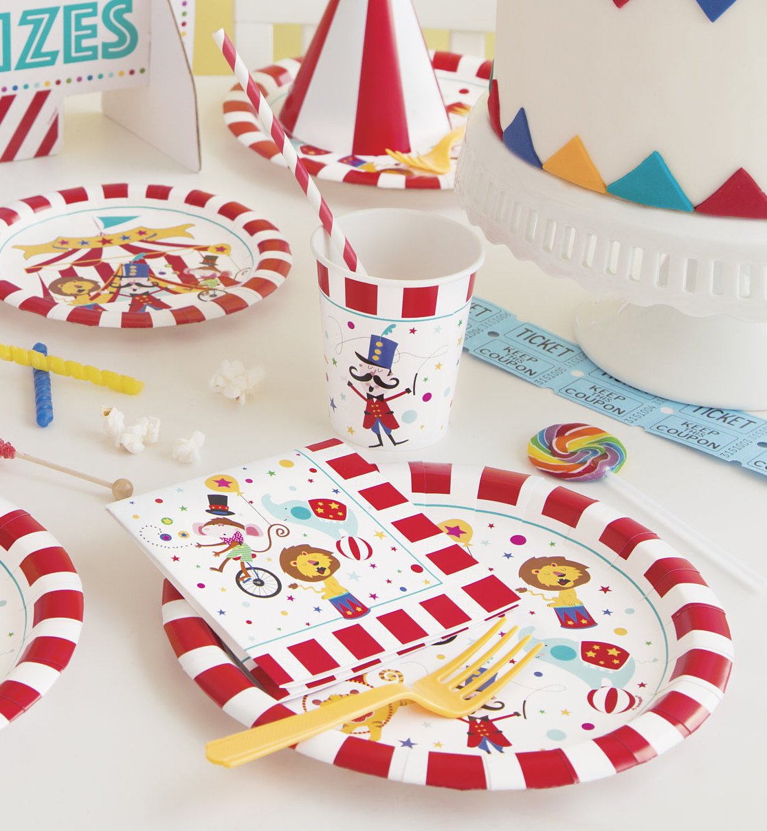 Circus Party Lion Cups - Stesha Party