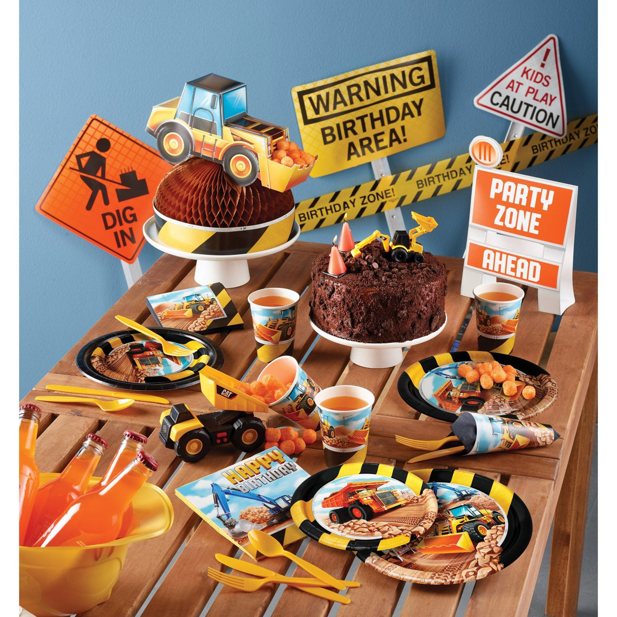 Construction Party Centerpiece - Stesha Party