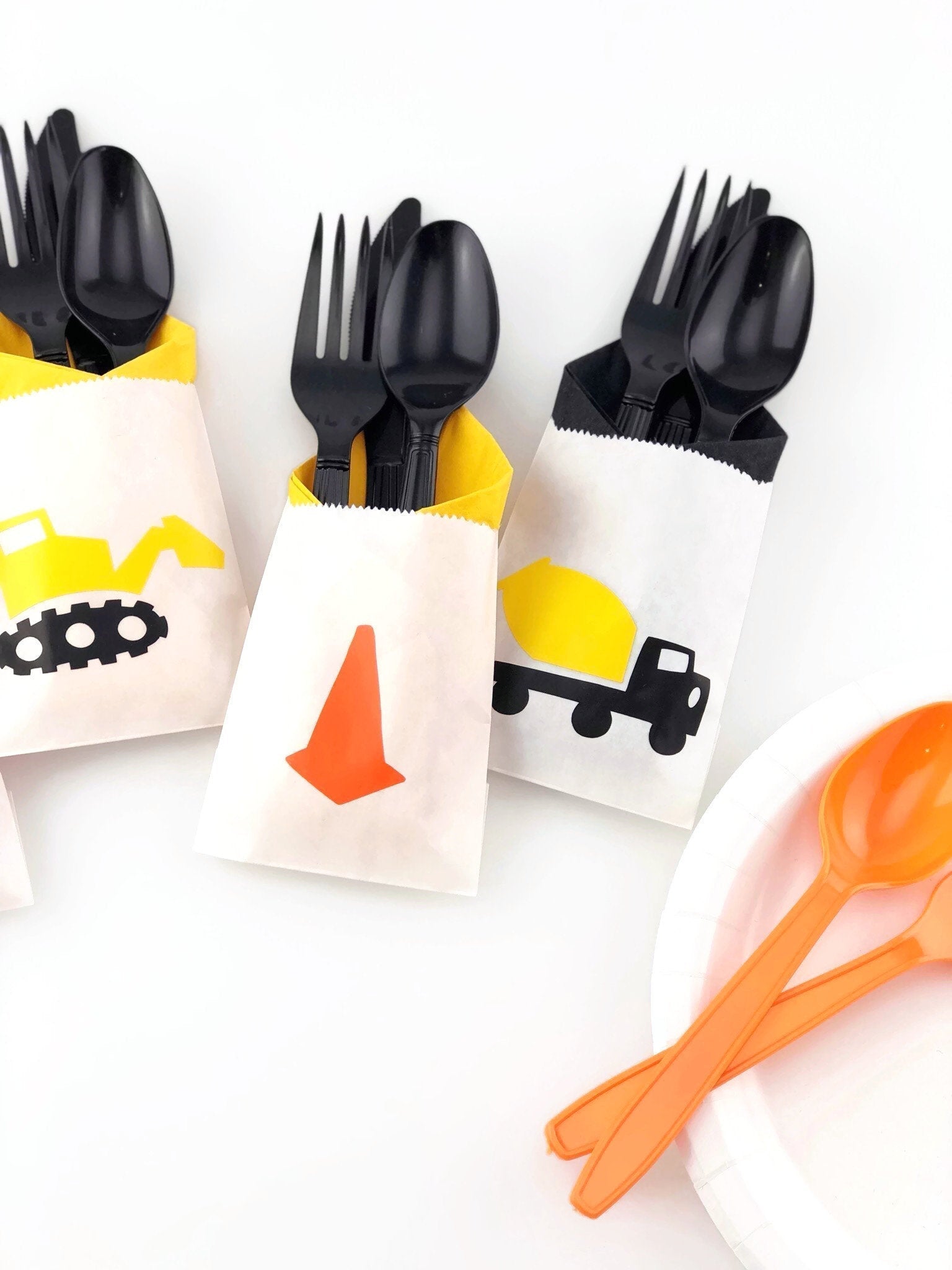 Construction Party Cutlery Set - Stesha Party