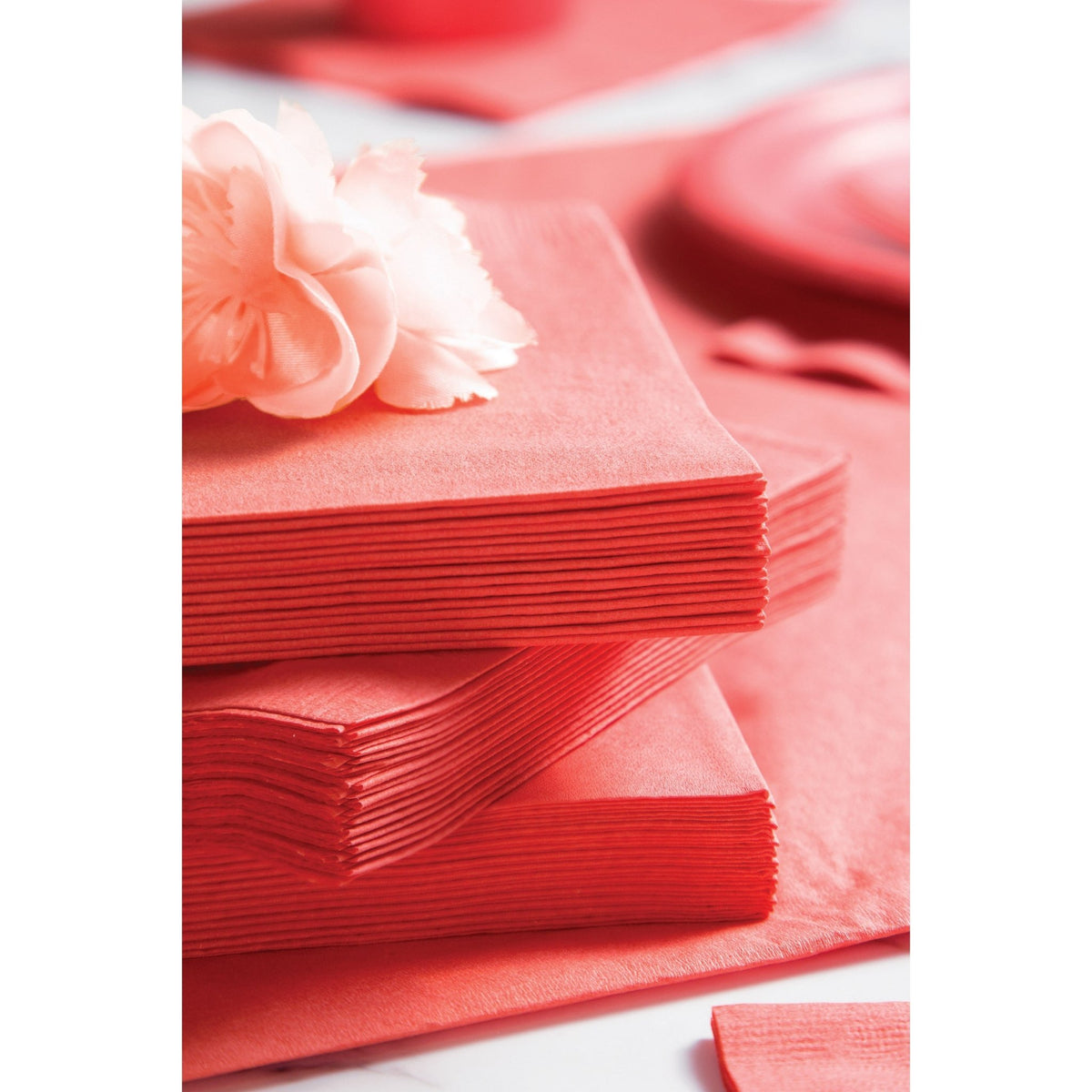 Coral Napkins - Stesha Party