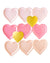 Customizable Pink Heart Paper Plates 9ct - Stesha Party