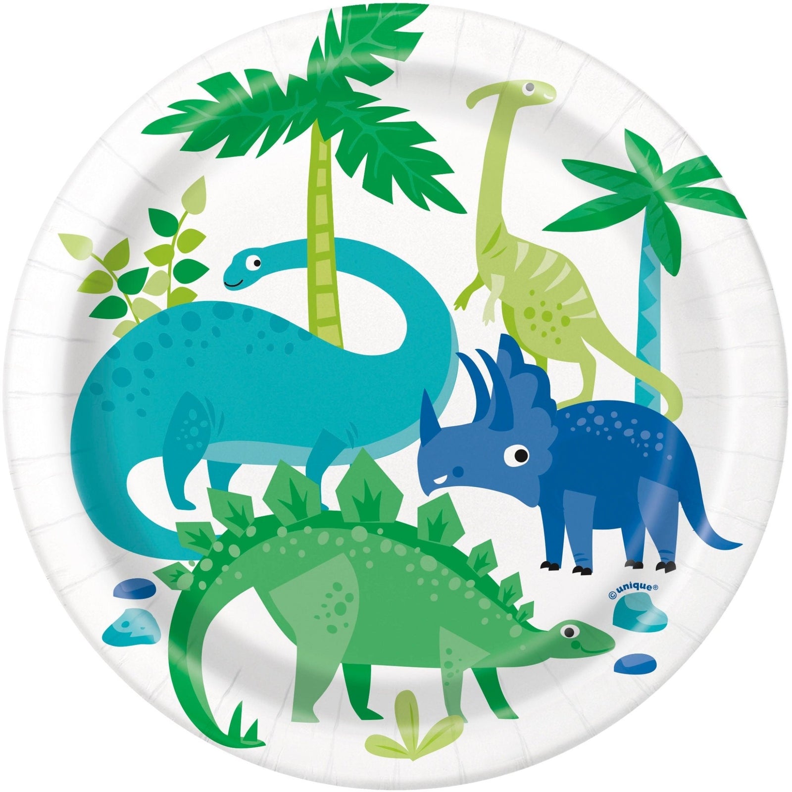 Dinosaur Cake Plates - Stesha Party