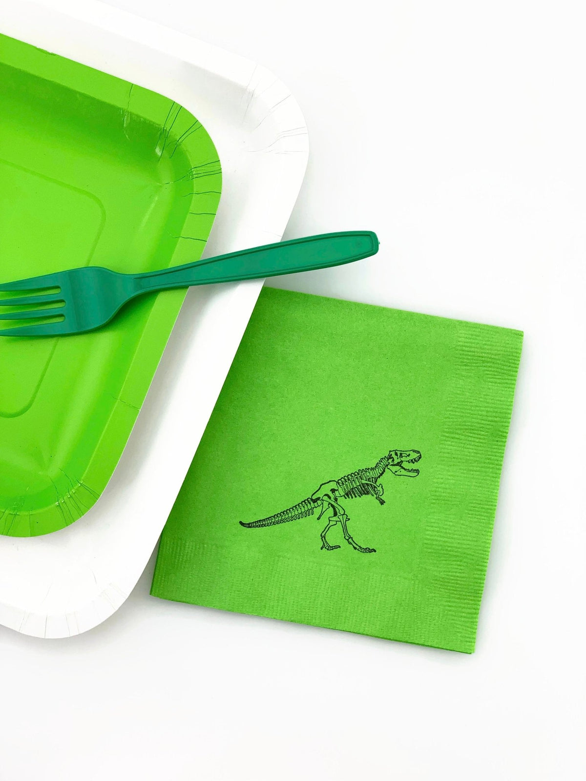 Dinosaur Colorful Napkins - Stesha Party