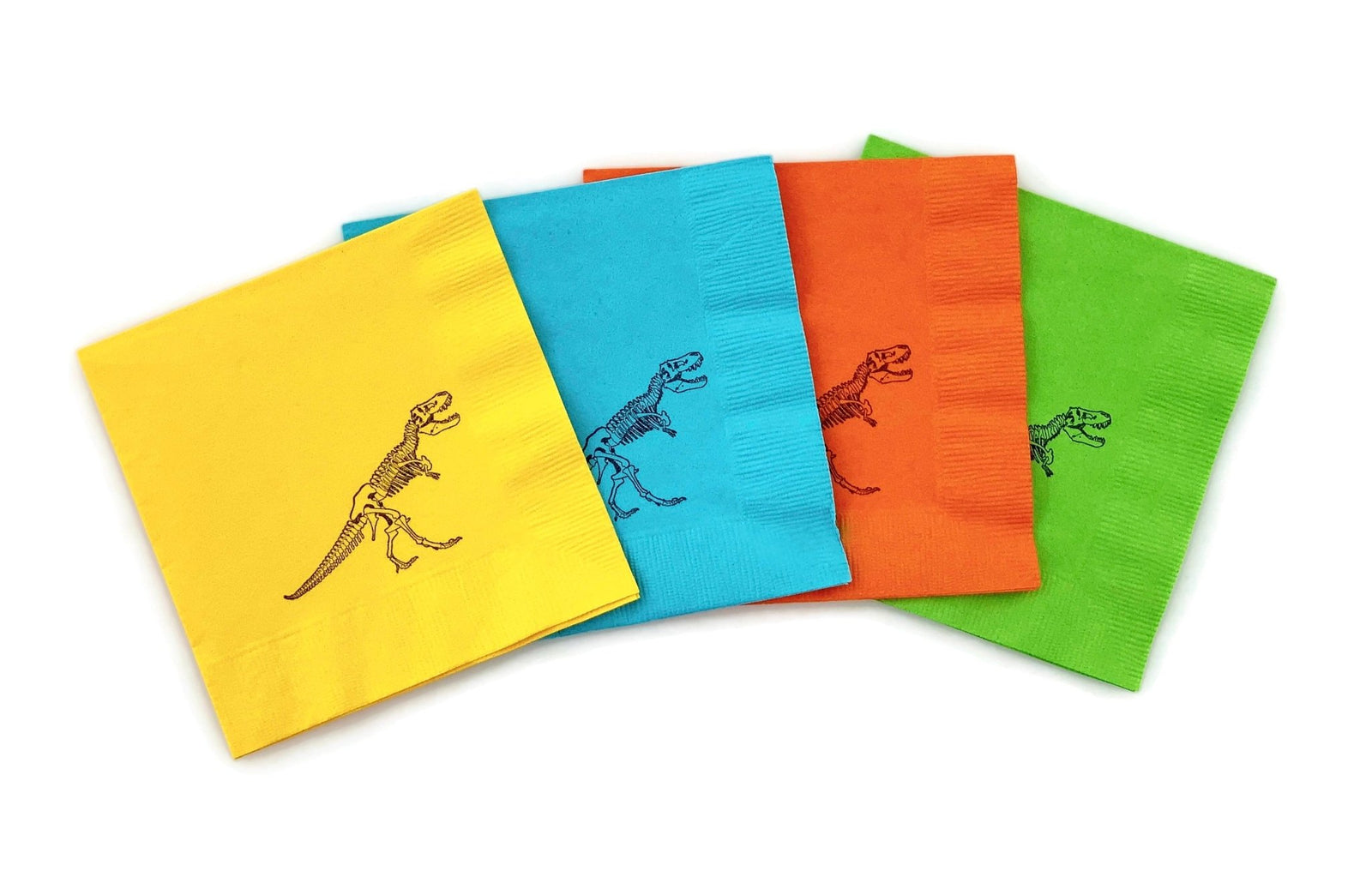 Dinosaur Colorful Napkins - Stesha Party
