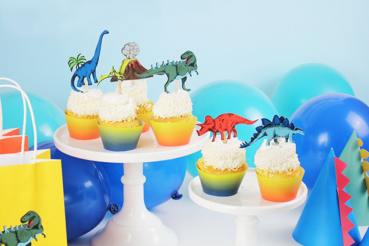 Dinosaur Cupcake Decorating Kit - Stesha Party