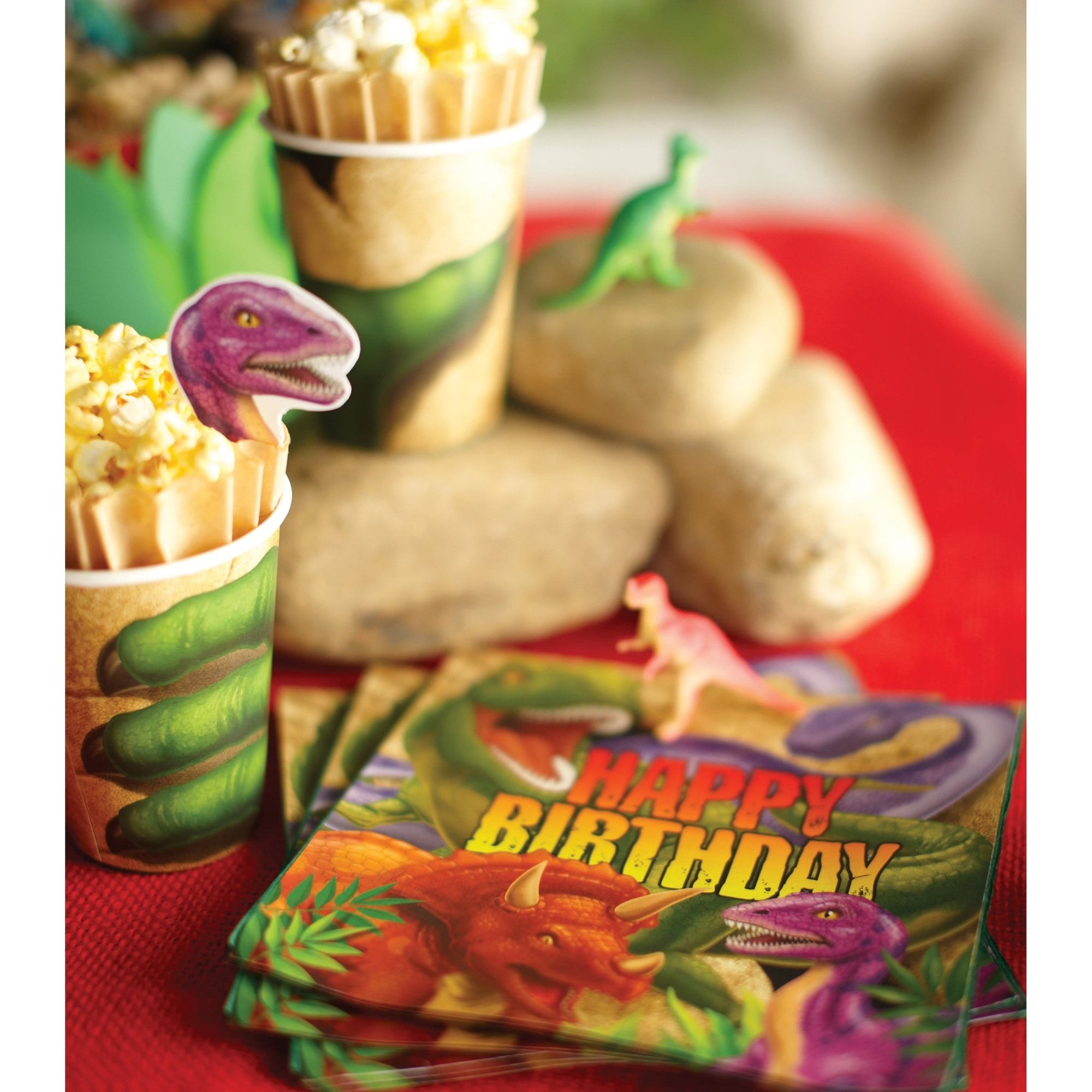 Dinosaur Head Cupcake Toppers - Stesha Party