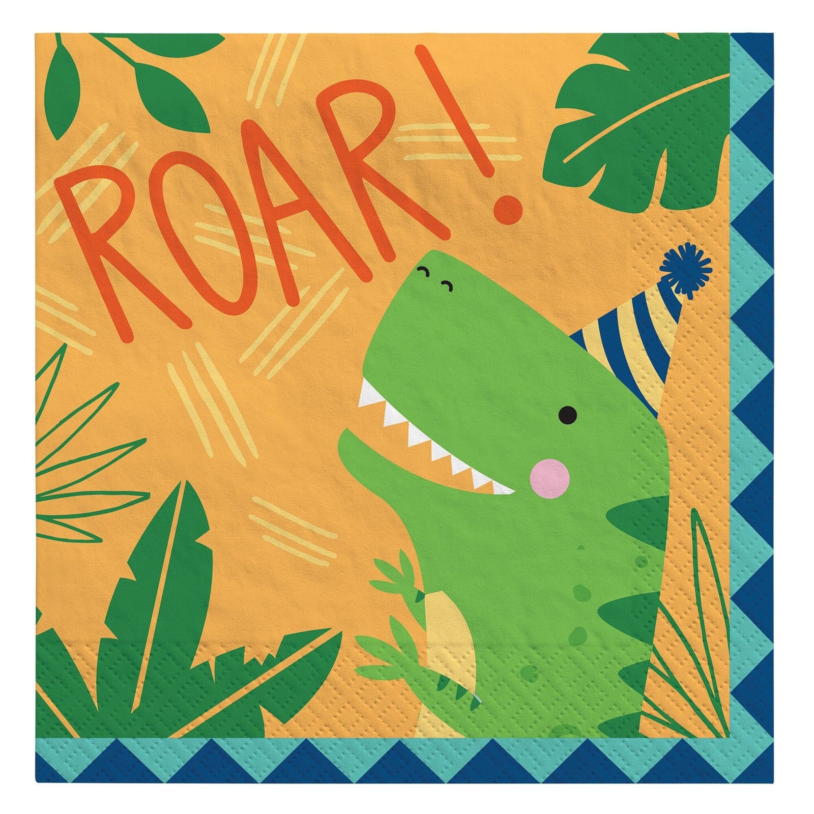 Dinosaur 'ROAR' Luncheon Napkins - Stesha Party