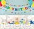 Dog Balloon Party Plates - Stesha Party