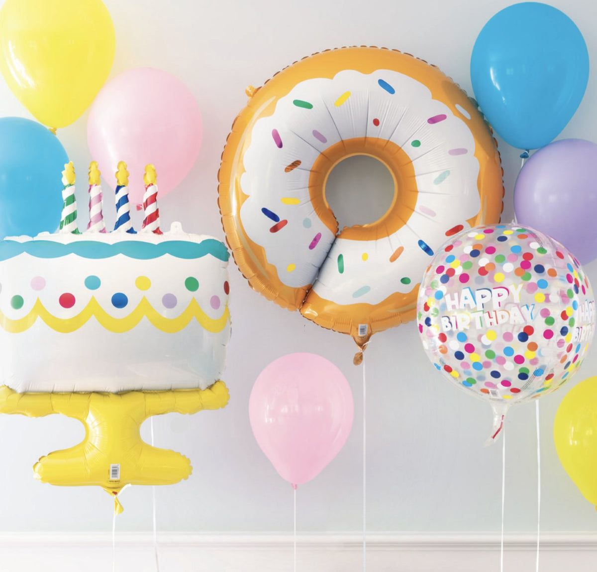 Donut Party Shaped Balloon - Stesha Party