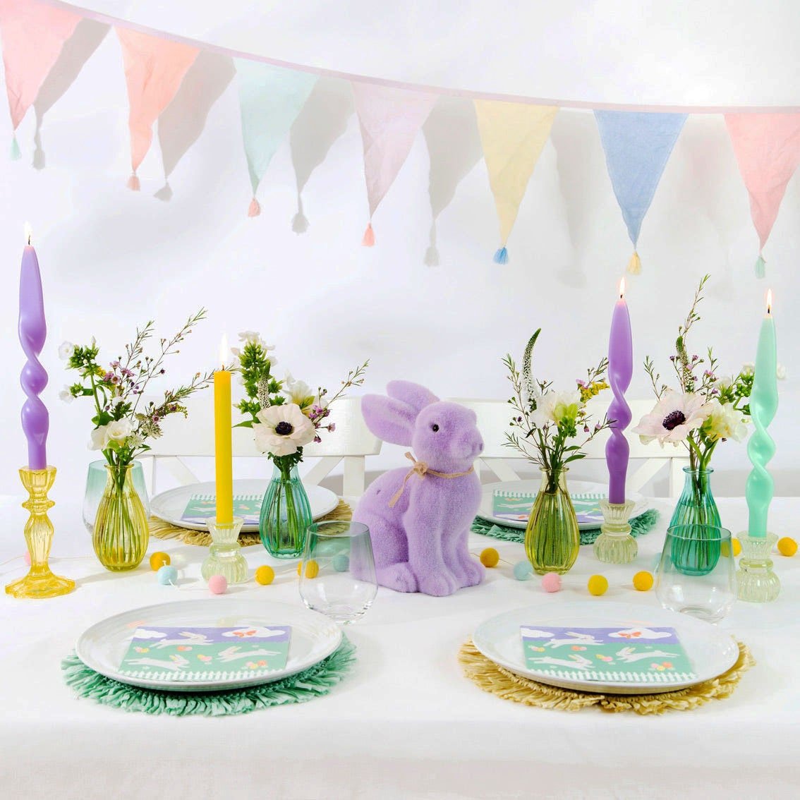 Easter Bunny Party Napkins - Stesha Party