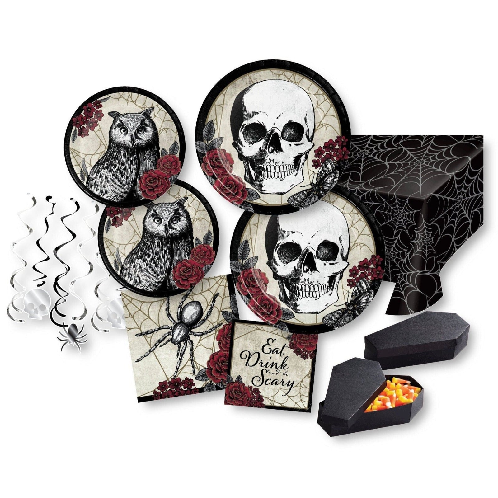 Eat Drink & Be Scary Halloween Party Set - Stesha Party