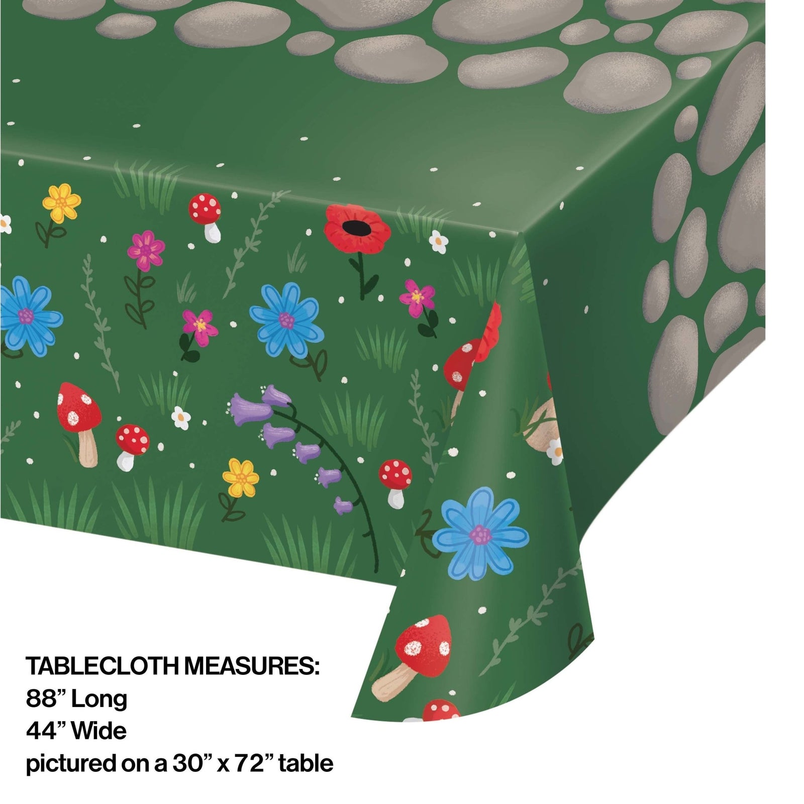 Enchanted Forest Gnome Tablecloth - Stesha Party