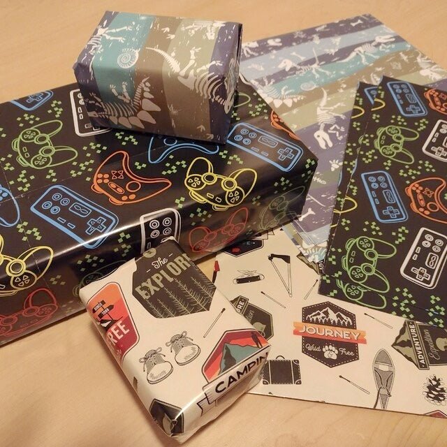 Explorer Gift Wrapping Paper - Stesha Party