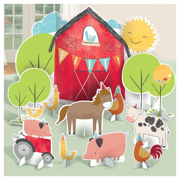 Farm Animal Party Centerpiece Kit