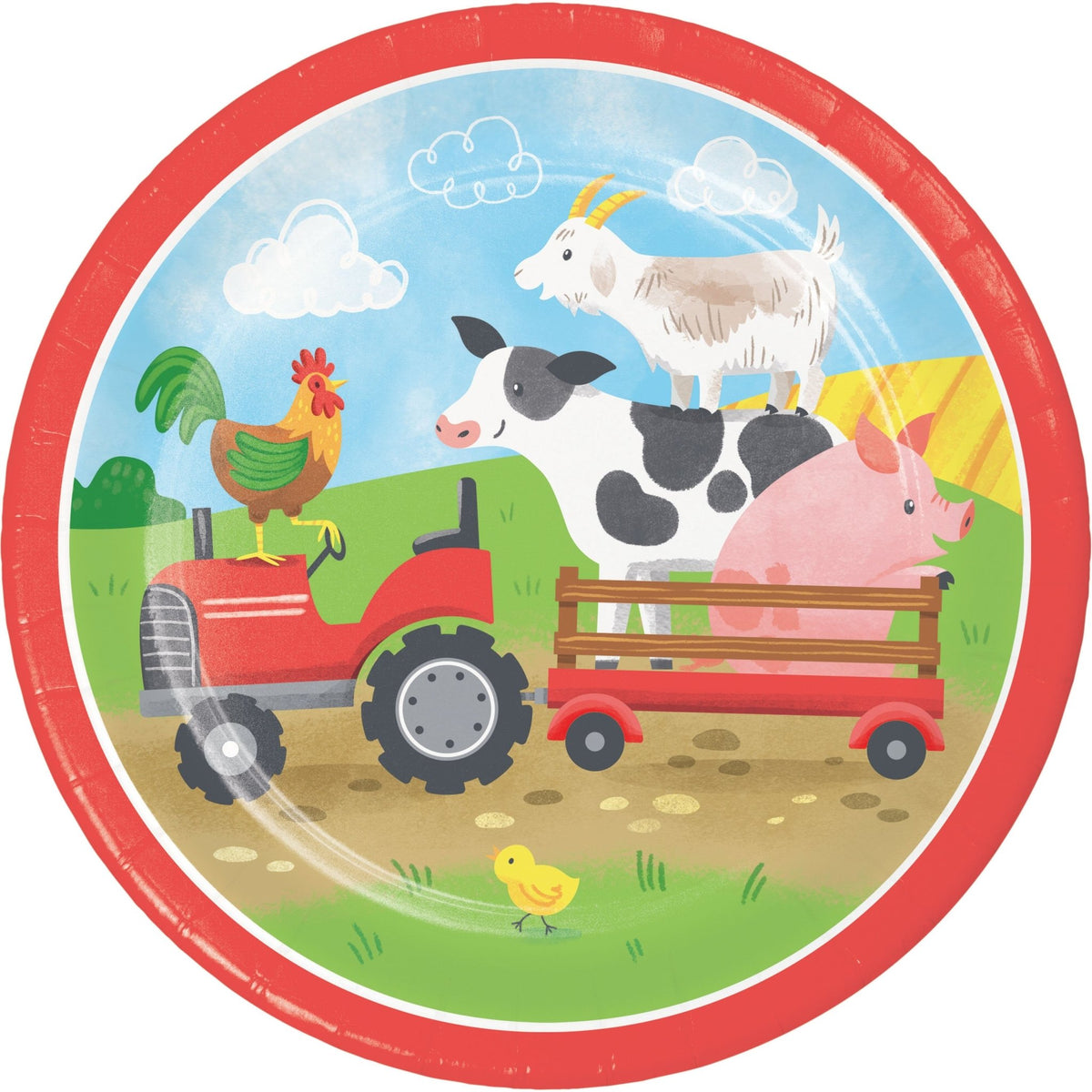 Farm Party Cake Plates - Stesha Party