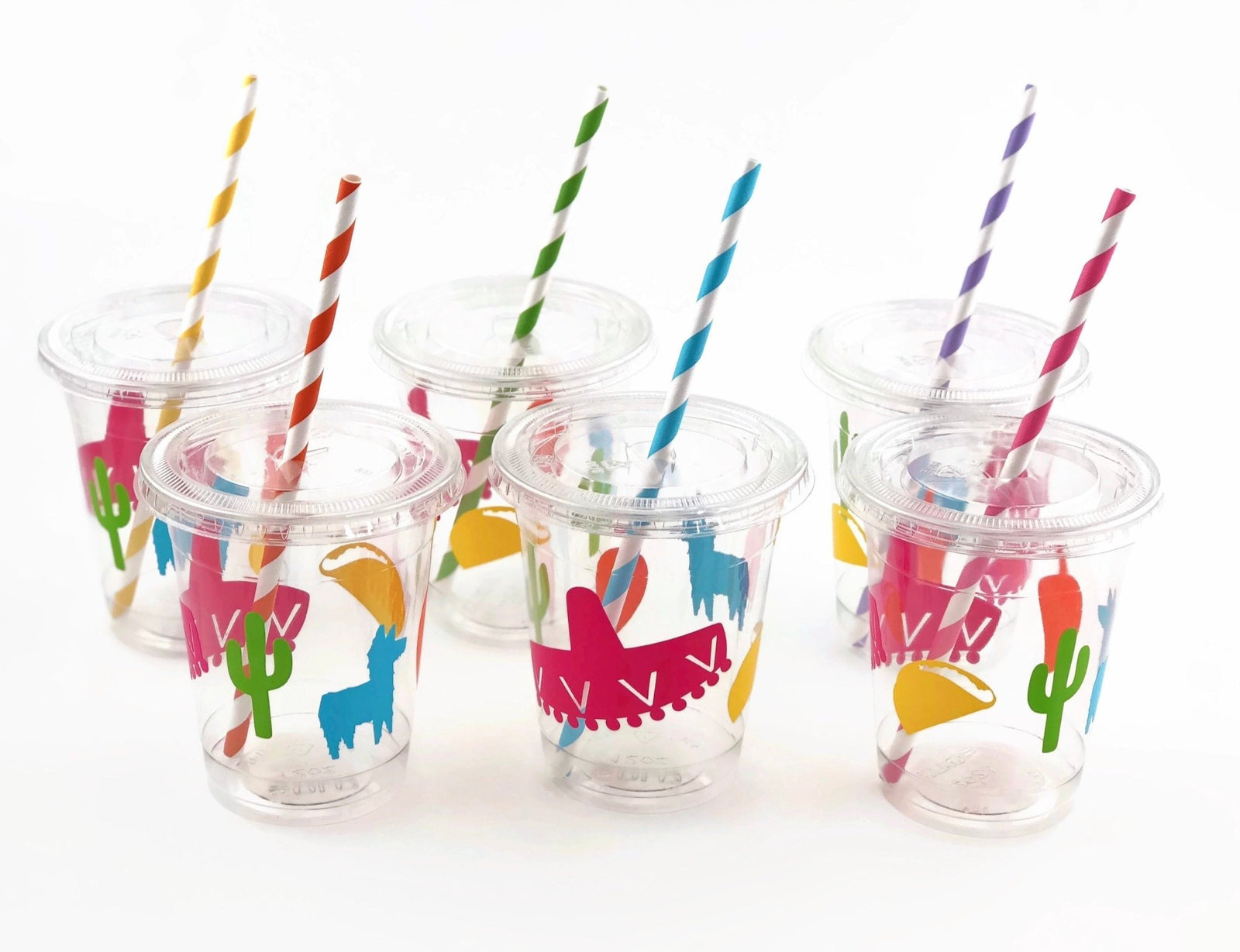Fiesta Colorful Party Cup Set - Stesha Party